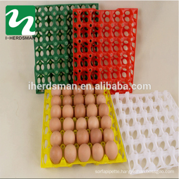 Hot sale egg crate plastic chicken egg trays for transporation